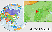 Political Location Map of Shenchi