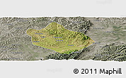 Satellite Panoramic Map of Shenchi, semi-desaturated