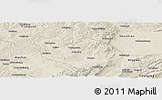 Shaded Relief Panoramic Map of Shenchi