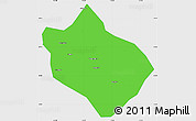 Political Simple Map of Shenchi, single color outside