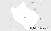 Silver Style Simple Map of Shenchi