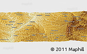 Physical Panoramic Map of Shilou