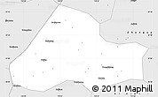 Silver Style Simple Map of Shilou