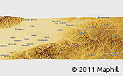 Physical Panoramic Map of Taigu