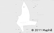 Silver Style Simple Map of Tianzhen