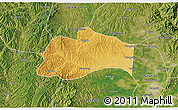 Physical 3D Map of Tunliu, satellite outside