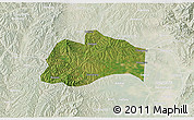 Satellite 3D Map of Tunliu, lighten