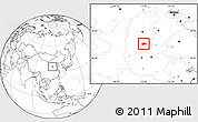 Blank Location Map of Tunliu