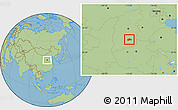 Savanna Style Location Map of Tunliu