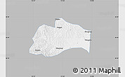 Gray Map of Tunliu, single color outside