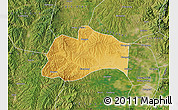 Physical Map of Tunliu, satellite outside
