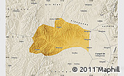 Physical Map of Tunliu, shaded relief outside