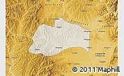 Shaded Relief Map of Tunliu, physical outside