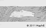 Gray Panoramic Map of Tunliu