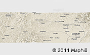 Shaded Relief Panoramic Map of Tunliu