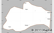 Gray Simple Map of Tunliu, cropped outside