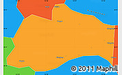 Political Simple Map of Tunliu