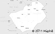 Silver Style Simple Map of Wutai