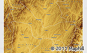 Physical Map of Wuxiang