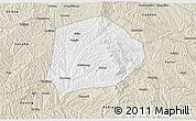 Classic Style 3D Map of Xi Xian