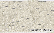 Shaded Relief 3D Map of Xi Xian