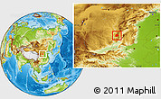 Physical Location Map of Xi Xian