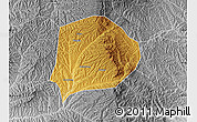 Physical Map of Xi Xian, desaturated