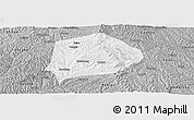 Gray Panoramic Map of Xi Xian