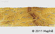 Physical Panoramic Map of Xi Xian