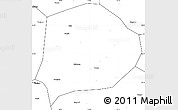 Blank Simple Map of Xi Xian