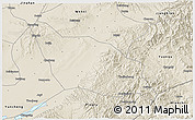 Shaded Relief 3D Map of Xia Xian
