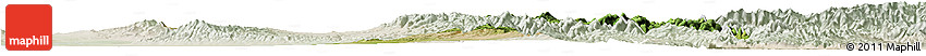 Satellite Horizon Map of Xia Xian, lighten