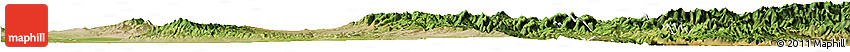 Satellite Horizon Map of Xia Xian