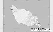 Gray Map of Xia Xian, single color outside