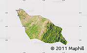 Satellite Map of Xia Xian, cropped outside