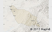 Shaded Relief Map of Xia Xian, lighten