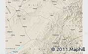 Shaded Relief Map of Xia Xian