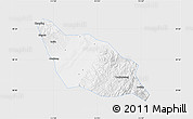 Silver Style Map of Xia Xian, single color outside