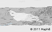 Gray Panoramic Map of Xia Xian