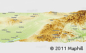 Physical Panoramic Map of Xia Xian