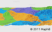 Political Panoramic Map of Xia Xian