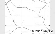 Blank Simple Map of Xia Xian, no labels