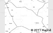 Blank Simple Map of Xia Xian