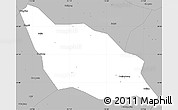 Gray Simple Map of Xia Xian