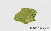 Satellite 3D Map of Xiangyuan, cropped outside