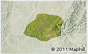 Satellite 3D Map of Xiangyuan, lighten