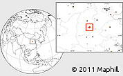 Blank Location Map of Xiangyuan