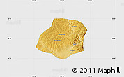 Physical Map of Xiangyuan, single color outside