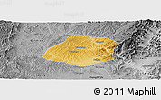 Physical Panoramic Map of Xiangyuan, desaturated