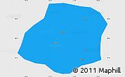 Political Simple Map of Xiangyuan, single color outside